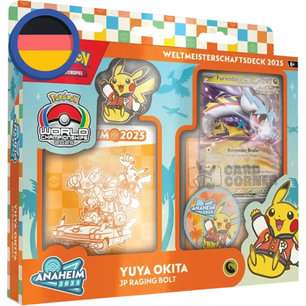 Pokemon Weltmeisterschaftsdeck 2025 (DE) Jp Raging Bolt