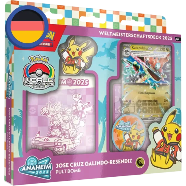 Pokemon Weltmeisterschaftsdeck 2025 (DE) Pult Bomb