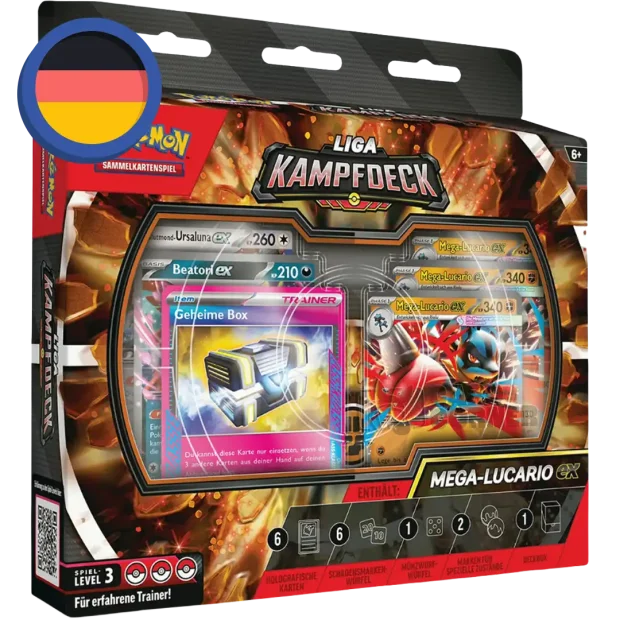 Pokemon Liga Kampfdeck Mega Lucario EX (DE)