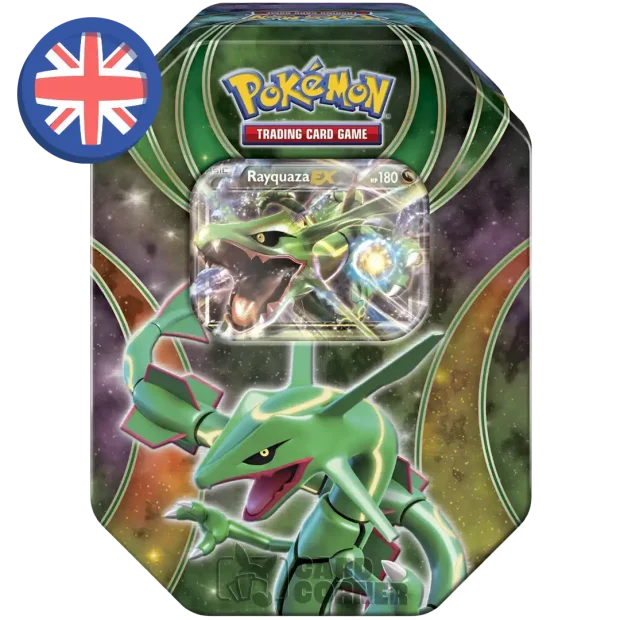 Pokemon Powers Beyond Rayquaza EX Tin Box (EN)