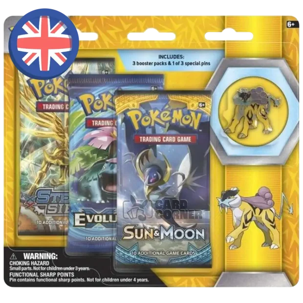 Pokemon Legendary Beasts Collectors Pin Raikou (EN)