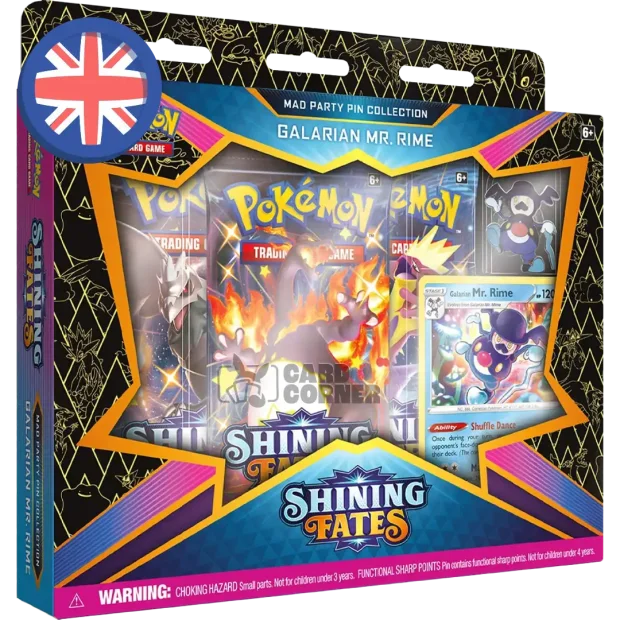 Pokemon Shining Fates Mad Party Pin Collection Mr. Rime (EN)