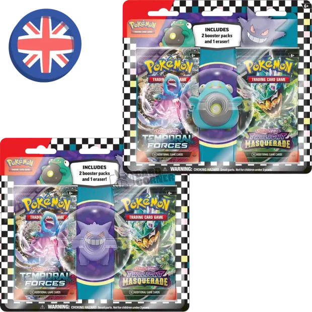 Pokemon Back to School Eraser Blister 2024 (EN) - ZUFÄLLIG