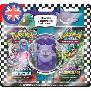 Pokemon Back to School Eraser Blister 2024 (EN) - ZUFÄLLIG