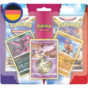 Pokemon Enhanced 2-Pack Blister Galar Vögel Trio (DE)