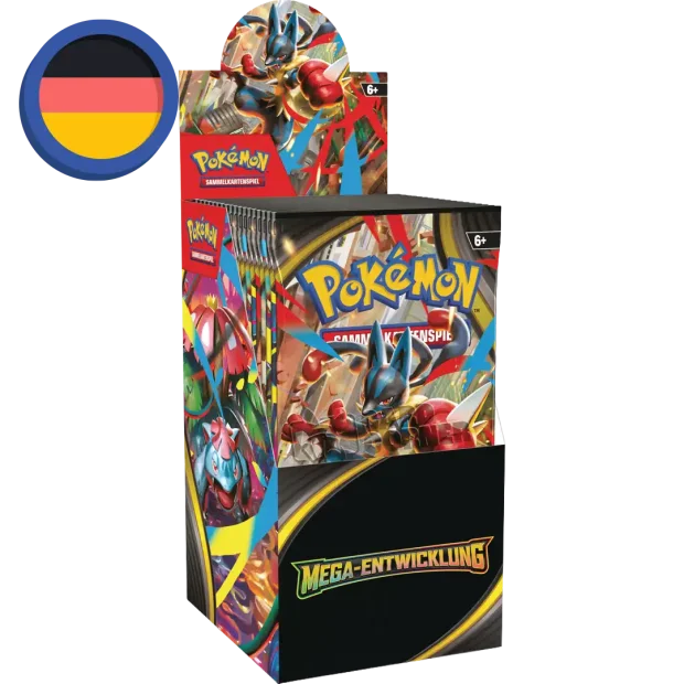 Pokemon Mega Entwicklung 18er Display