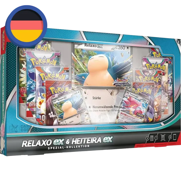 Pokemon Relaxo EX & Heitera EX Spezial Kollektion