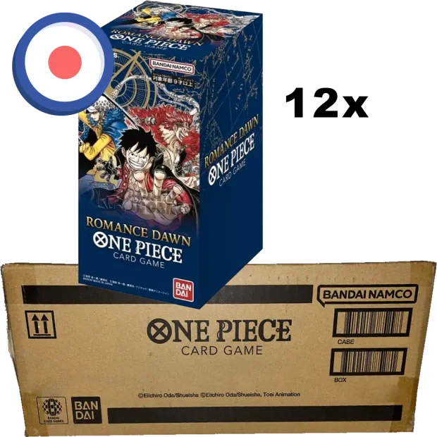 One Piece OP01 Romance Dawn Display Case (JP) (12 Stück)