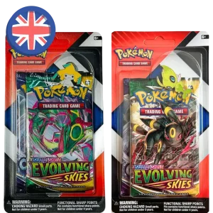 Pokemon Evolving Skies 2-Pack Pin Blister (EN) ZUFÄLLIG