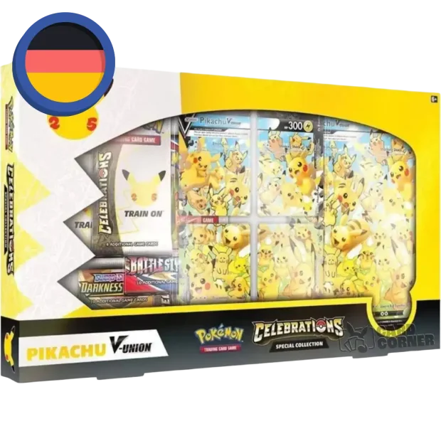 Pokemon Celebrations Pikachu V-Union Spezial Kollektion (DE)