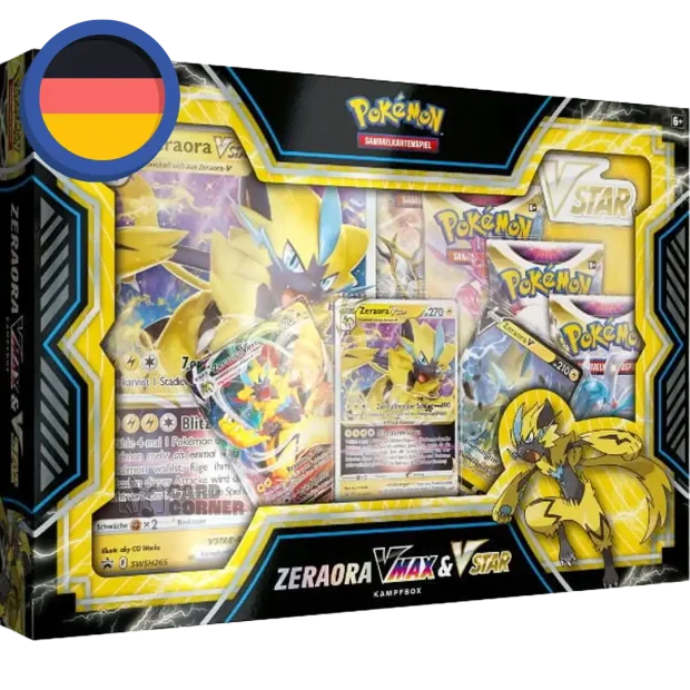 Pokemon Zeraora VMax & VStar Kampfbox (DE)