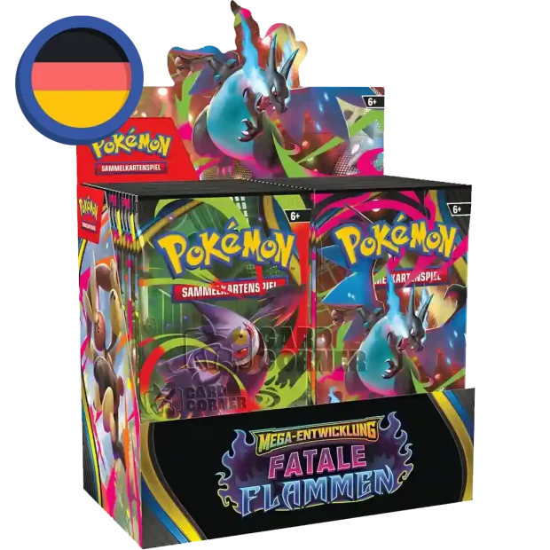 Pokemon Fatale Flammen Display Einzeln