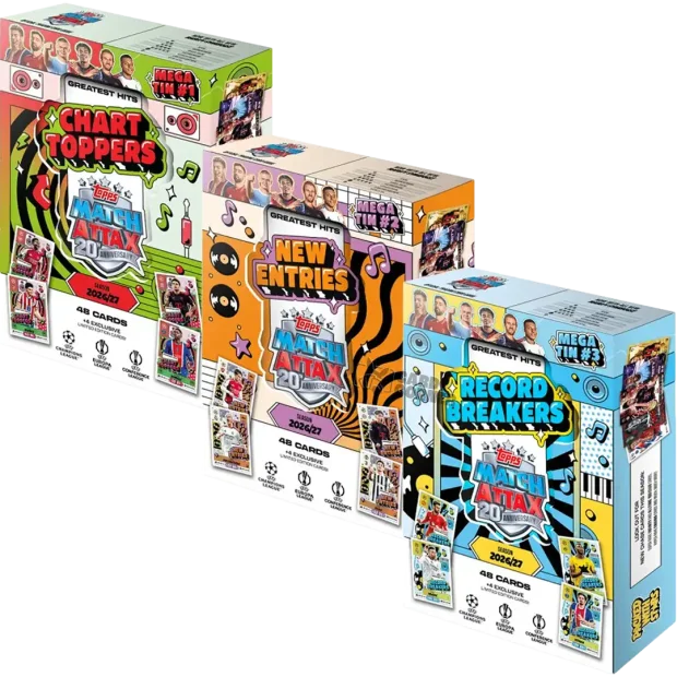 Match Attax UCC 26/27 Mega Tin Greatest Hits 3er Set