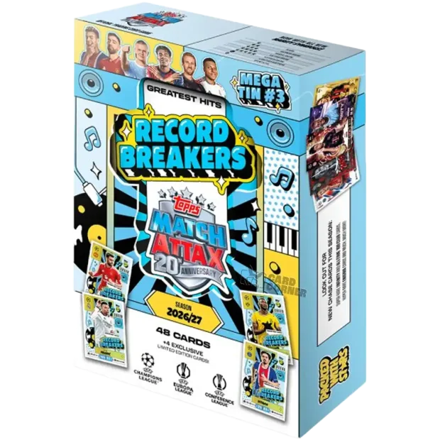 Match Attax UCC 26/27 Mega Tin Greatest Hits Record Breakers