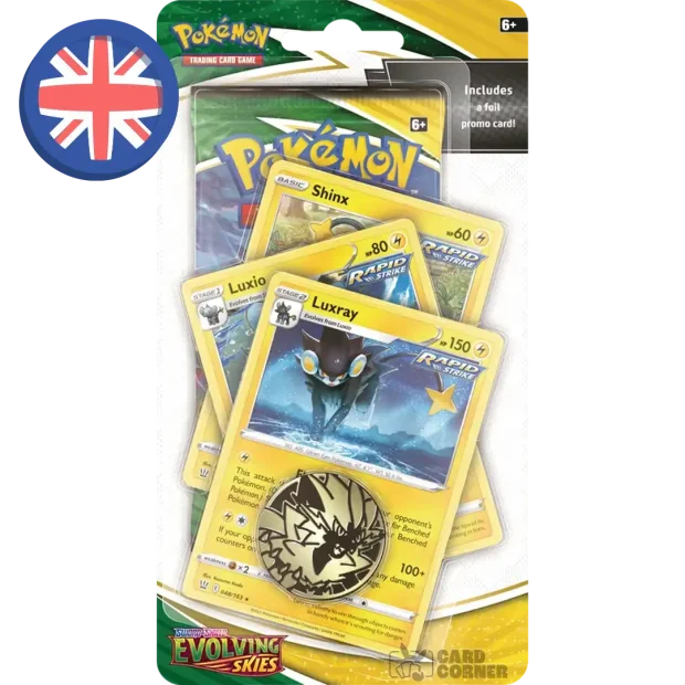 Pokemon Evolving Skies Premium Checklane Blister Luxray