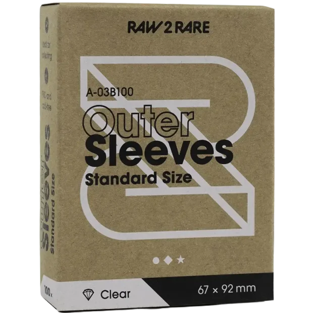 Raw2Rare - Outer Sleeves Standard Clear - 100 Stück