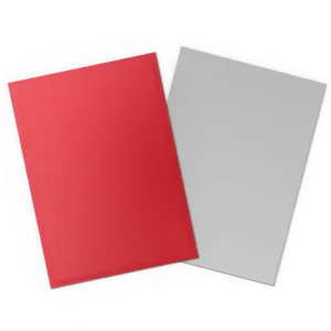 Dragon Shield Matte Dual Sleeves Standard Size Crimson & Silver