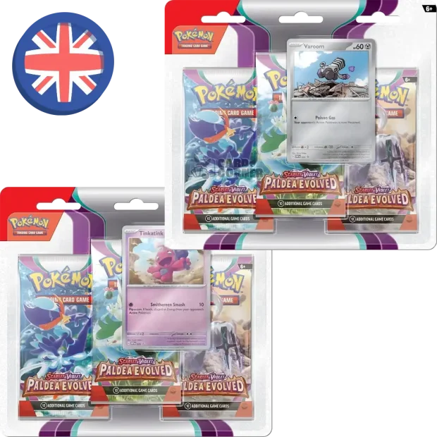 Pokemon Paldea Evolved 3-Pack Blister