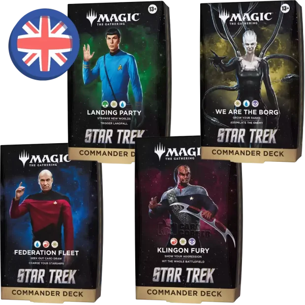 MTG Star Trek Commander Deck (EN) 4er Set