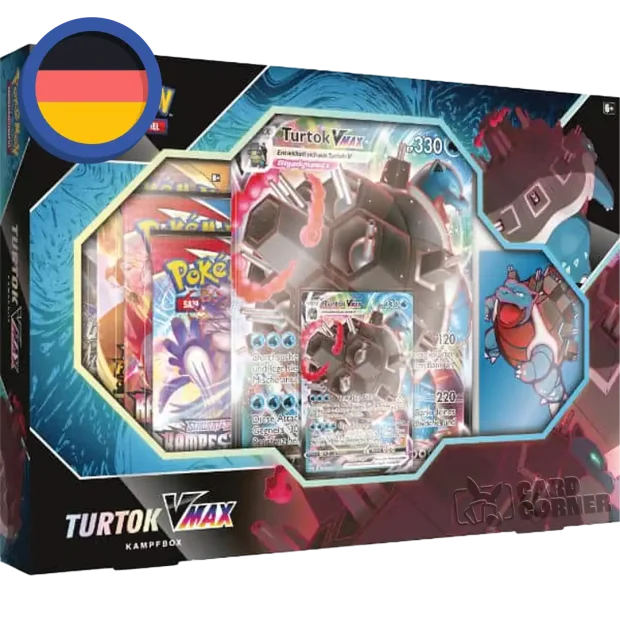 Pokemon Turtok VMax Kampfbox (DE)