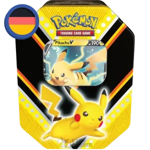 Pokemon V-Power Tin Box (DE) Pikachu V