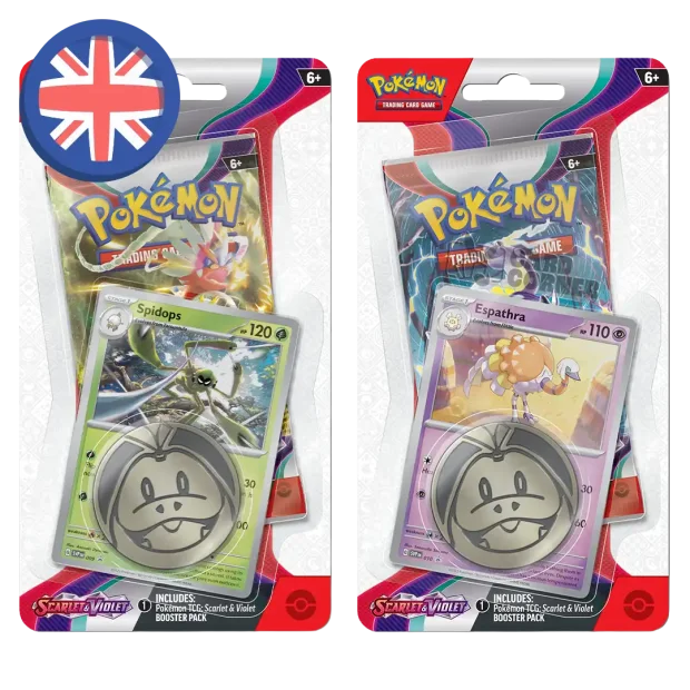 Pokemon Scarlet & Violet Checklane Blister ZUFÄLLIG