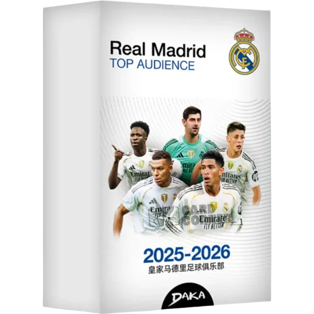 Daka 2025-26 Real Madrid Top Audience Hobby Box