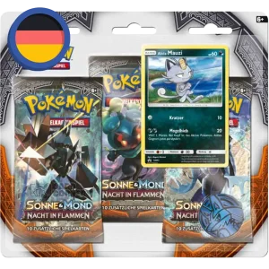 Pokemon Nacht in Flammen 3-Pack Blister
