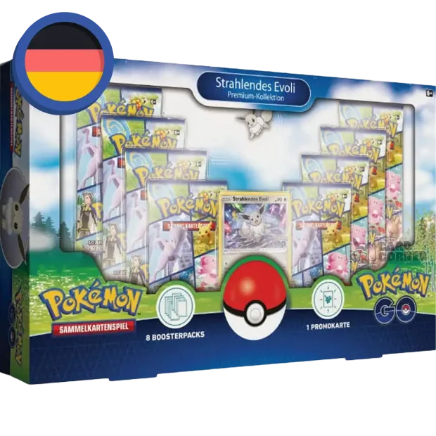 Pokemon Go Strahlendes Evoli Premium Kollektion (DE)