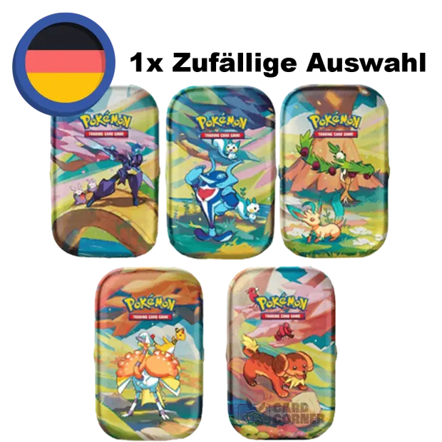 Pokemon Farbenfrohes Paldea Mini Tin (DE) ZUFÄLLIG