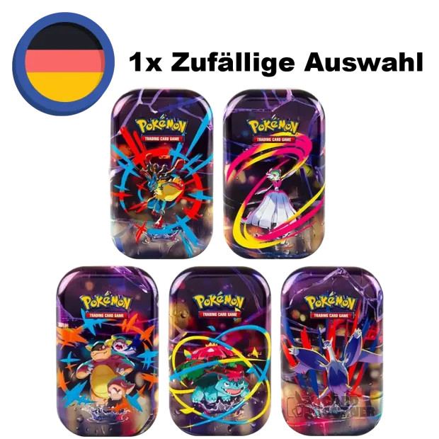 Pokemon Mega Helden Mini Tin (DE) ZUFÄLLIG