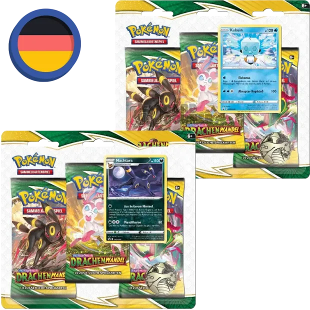 Pokemon Drachenwandel 3-Pack Blister