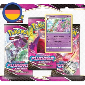 Pokemon Fusionsangriff 3-Pack Blister