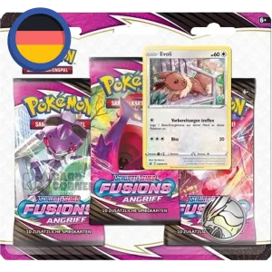 Pokemon Fusionsangriff 3-Pack Blister