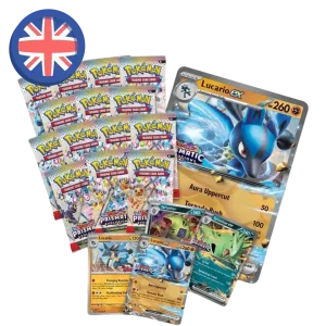 Pokemon Prismatic Evolutions Lucario ex & Tyranitar ex Premium Collection