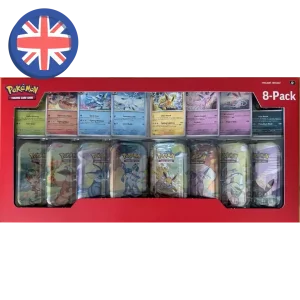 Pokemon Prismatic Evolutions Costco Mini Tin 8-Pack