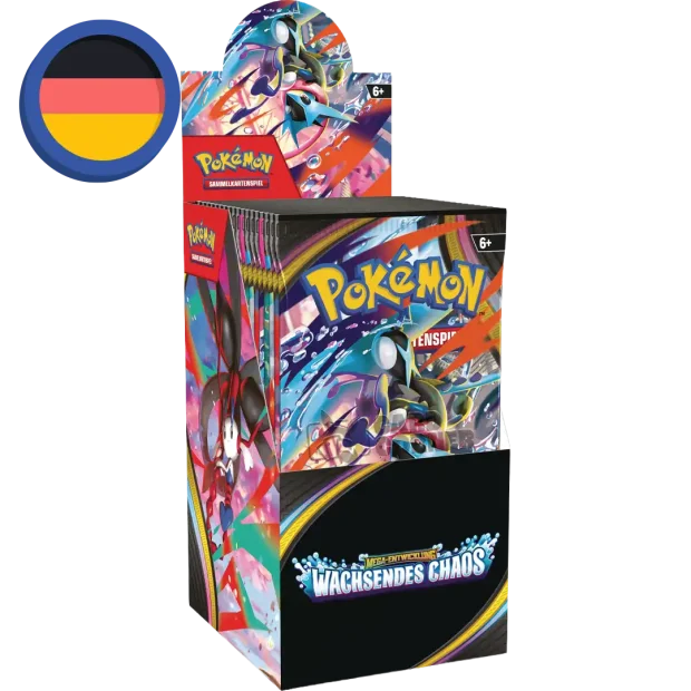 Pokemon Wachsendes Chaos 18er Display