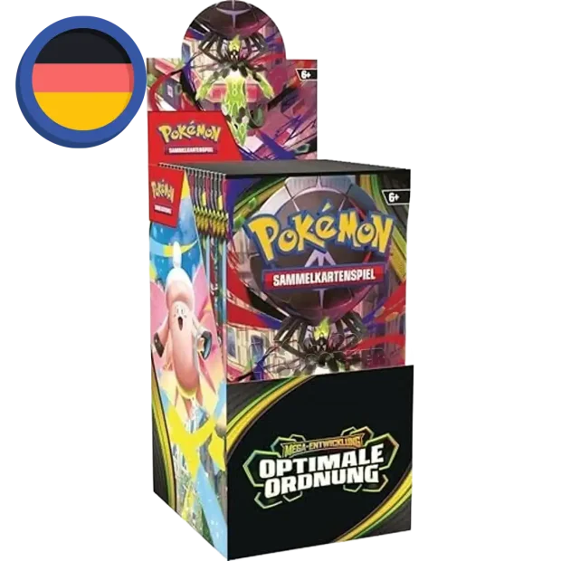 Pokemon Optimale Ordnung 18er Display