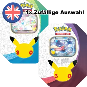 Pokemon 30th Celebration Tin Box ZUFÄLLIG