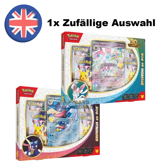 Pokemon 30th Celebration EX Box ZUFÄLLIG