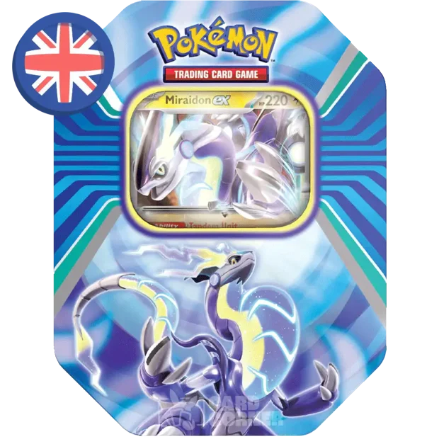 Pokemon Paldea Legends Tin Box (EN) Miraidon EX