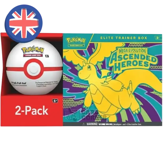 Pokemon Sams Club Ascended Heroes ETB & Pokeball Tin 2-Pack