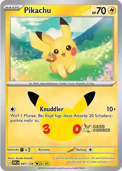 30 Jahre Pikachu Sub 25